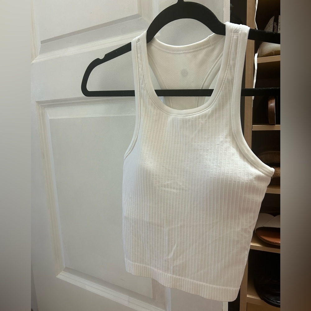 White Lululemon top